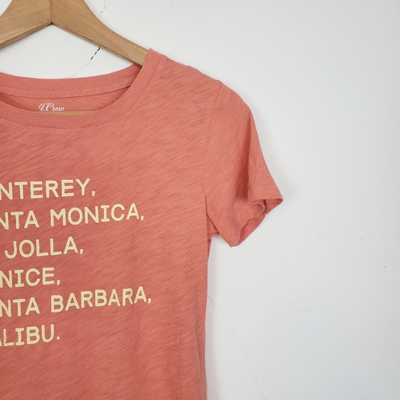 J. Crew Monterey Santa Monica Malibu T-Shirt XS - Picture 5 of 8
